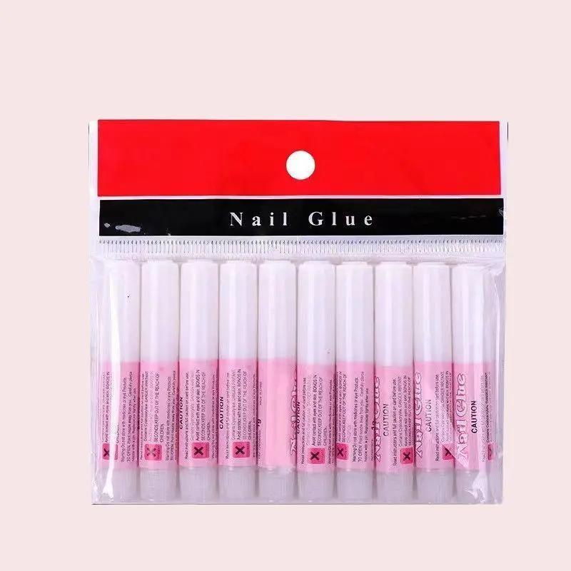 Strong Adhesion 2g Nail Glue 10 pc for Flawless Manicure and Nail Art, Nail Care Polish Smooth Waterproof - Liliana Nail's