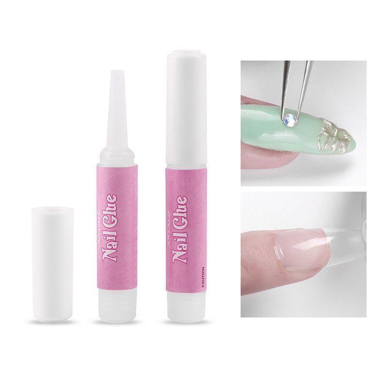 Strong Adhesion 2g Nail Glue 10 pc for Flawless Manicure and Nail Art, Nail Care Polish Smooth Waterproof - Liliana Nail's