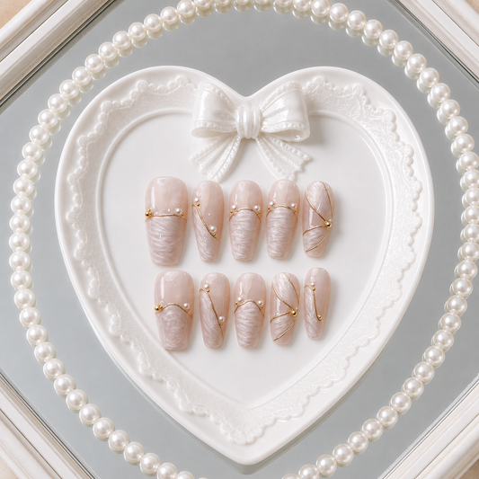 Pearl Glow heart tray