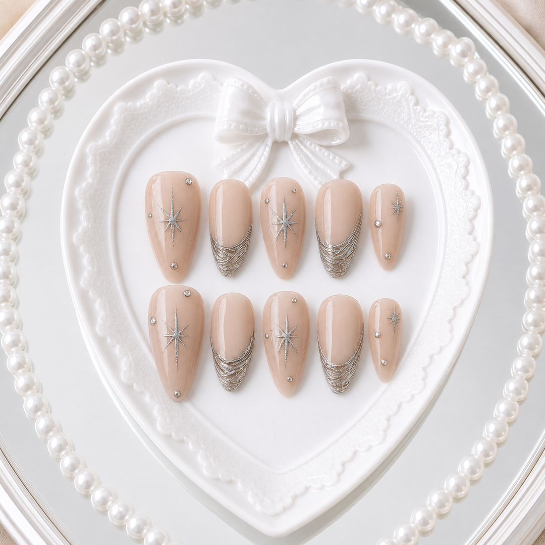 Starfall Nude heart tray