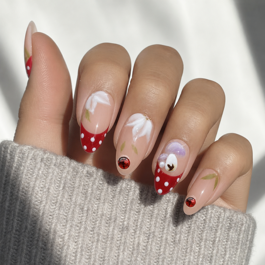Pixie Toadstools hand display
