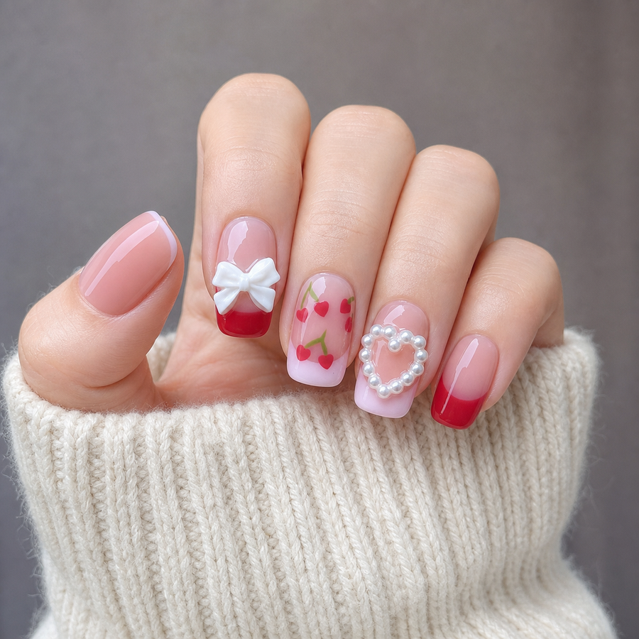 Cherry Kiss hand display