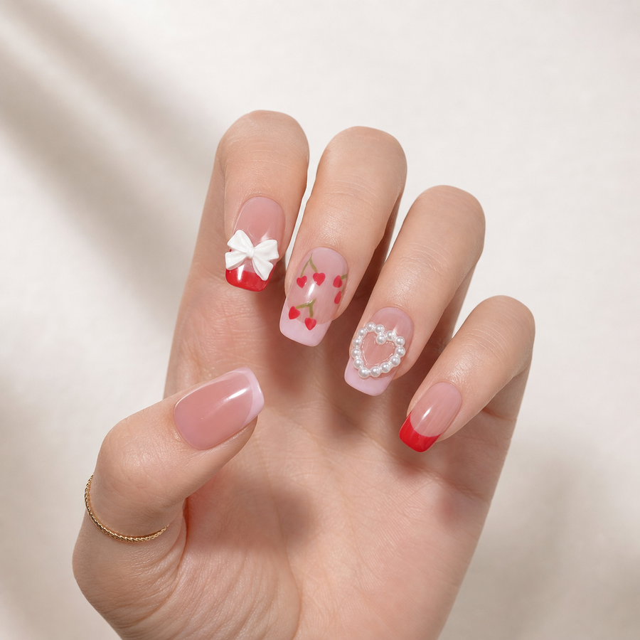 Cherry Kiss hand display