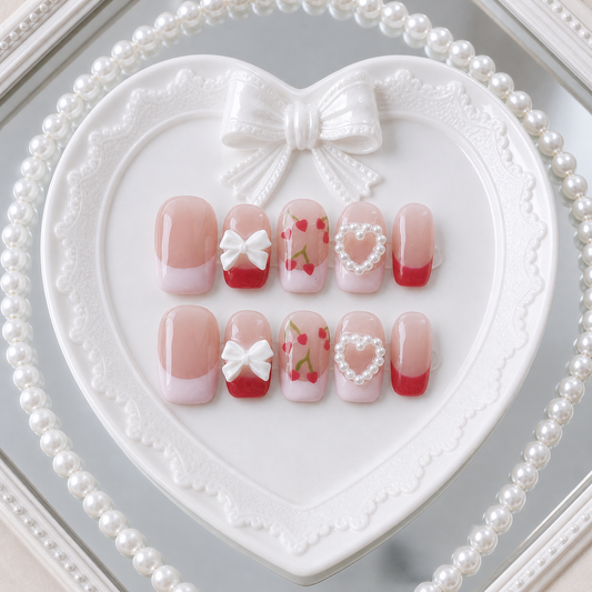 Cherry Kiss heart tray