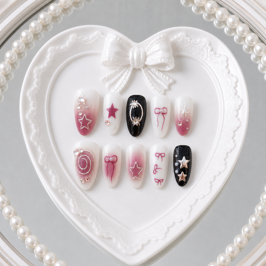 Cherry Stardust heart tray