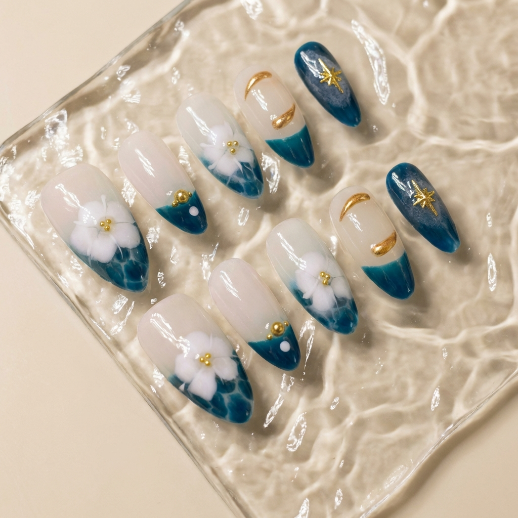 Moonlit Tides - Liliana Nail's