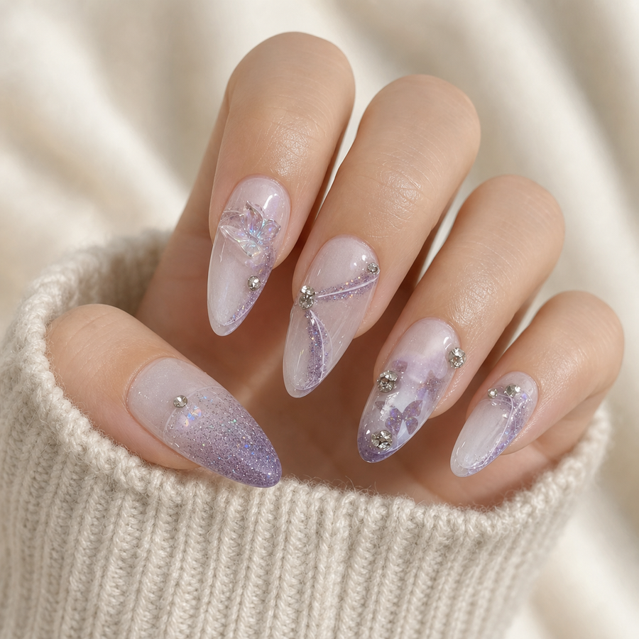 Midnight Flutter - Liliana Nail's