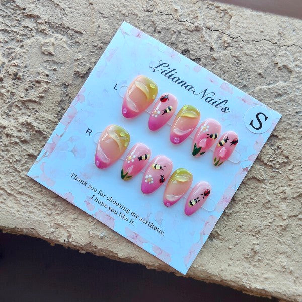 Spring Honey Drip - Liliana Nail's