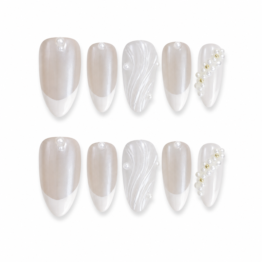 Pearl Elegance white background