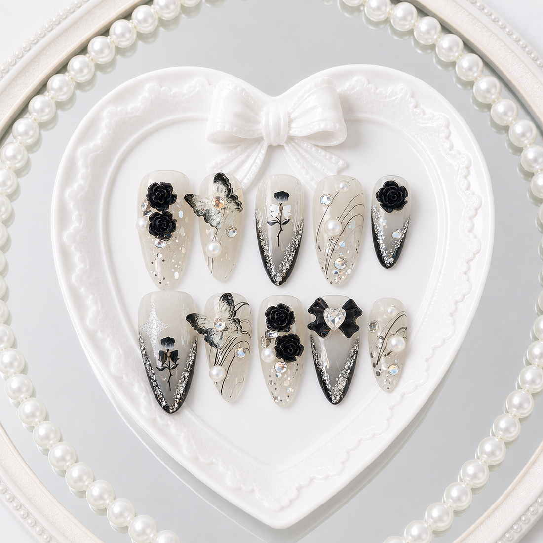 Gothic Garden heart tray