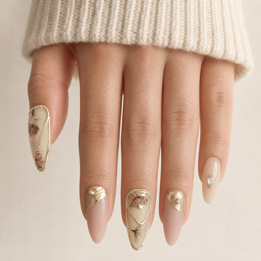 Nude Botanica hand display