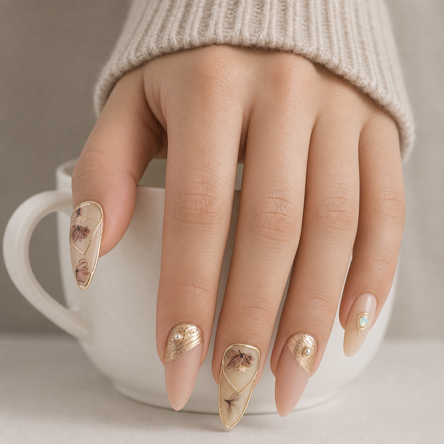 Nude Botanica hand display
