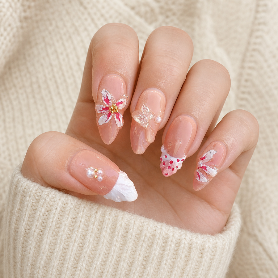 Coquette Strawberry hand display