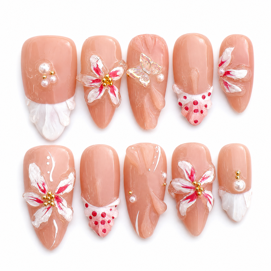 Coquette Strawberry white background
