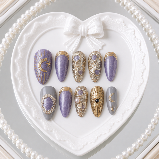 Starry Night heart tray