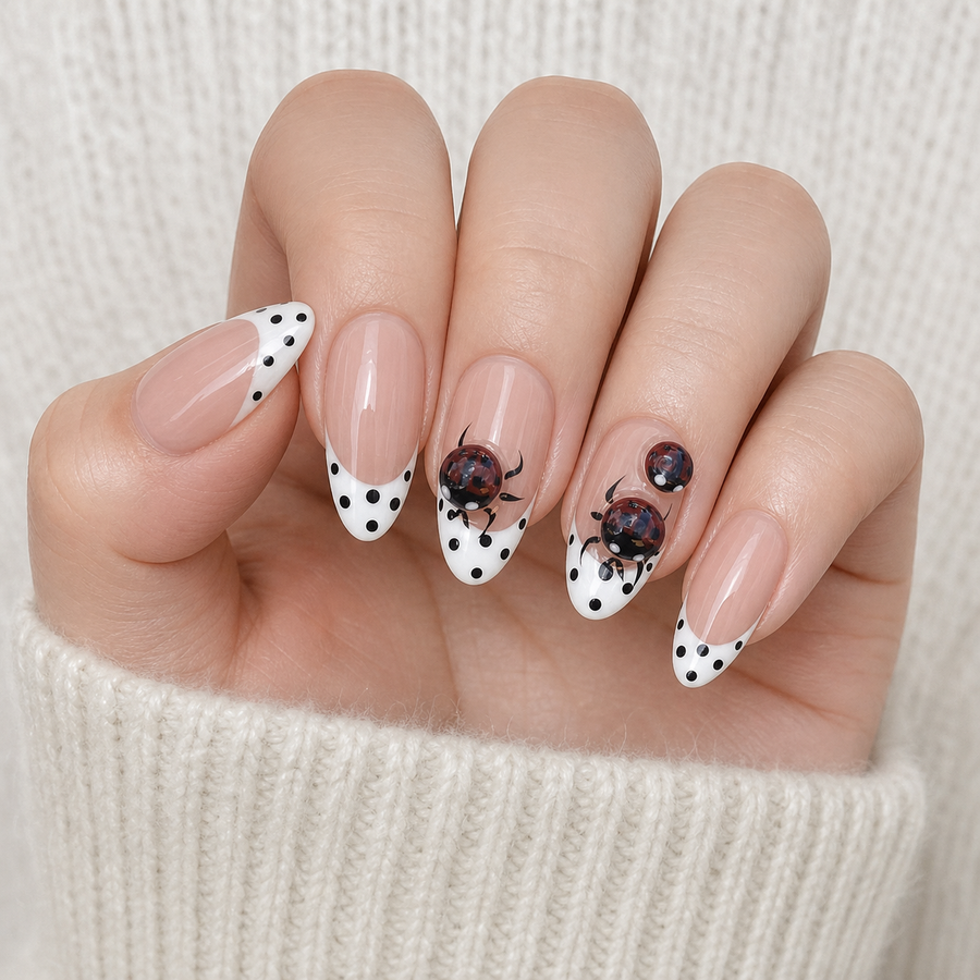 Ladybug & Polka Dot hand display
