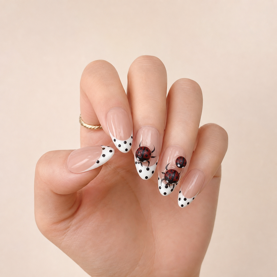 Ladybug & Polka Dot hand display
