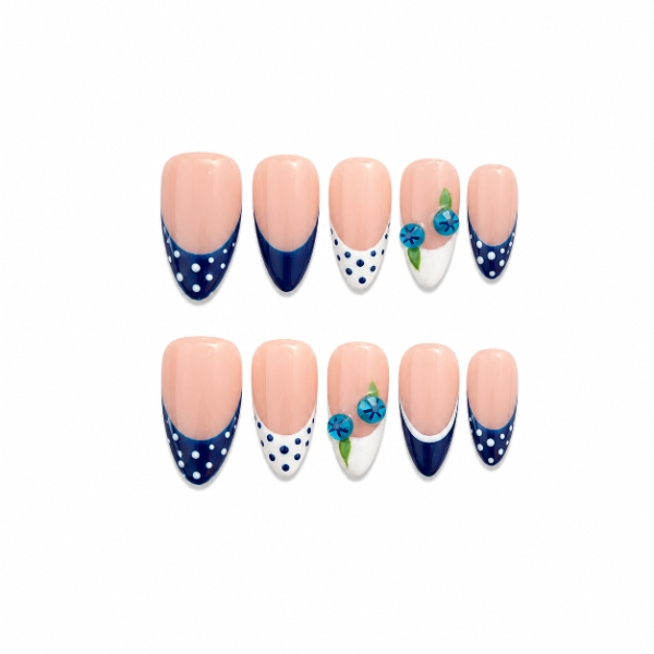 Blueberry Polka - Liliana Nail's