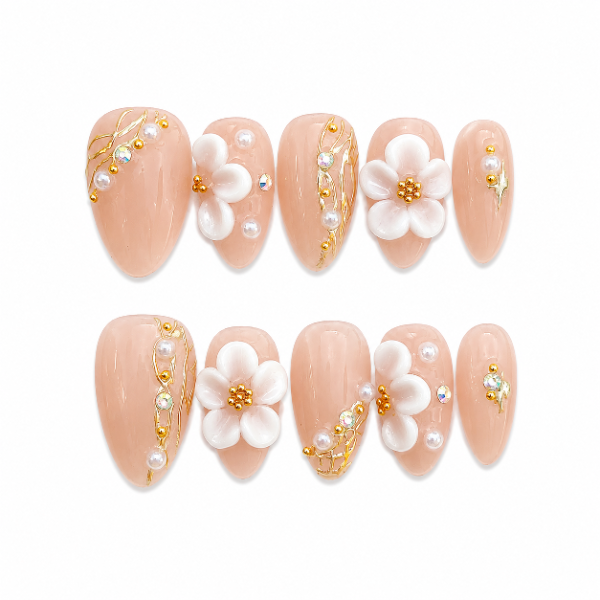 Champagne Fleur - Liliana Nail's