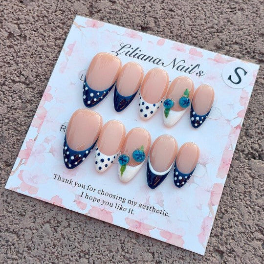 Midnight Polka - Liliana Nail's