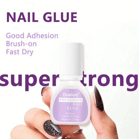 15ml Super Extra Strong Nail Blush Glue & Remover Set – Long-Lasting Hold + Easy Removal - Liliana Nail's