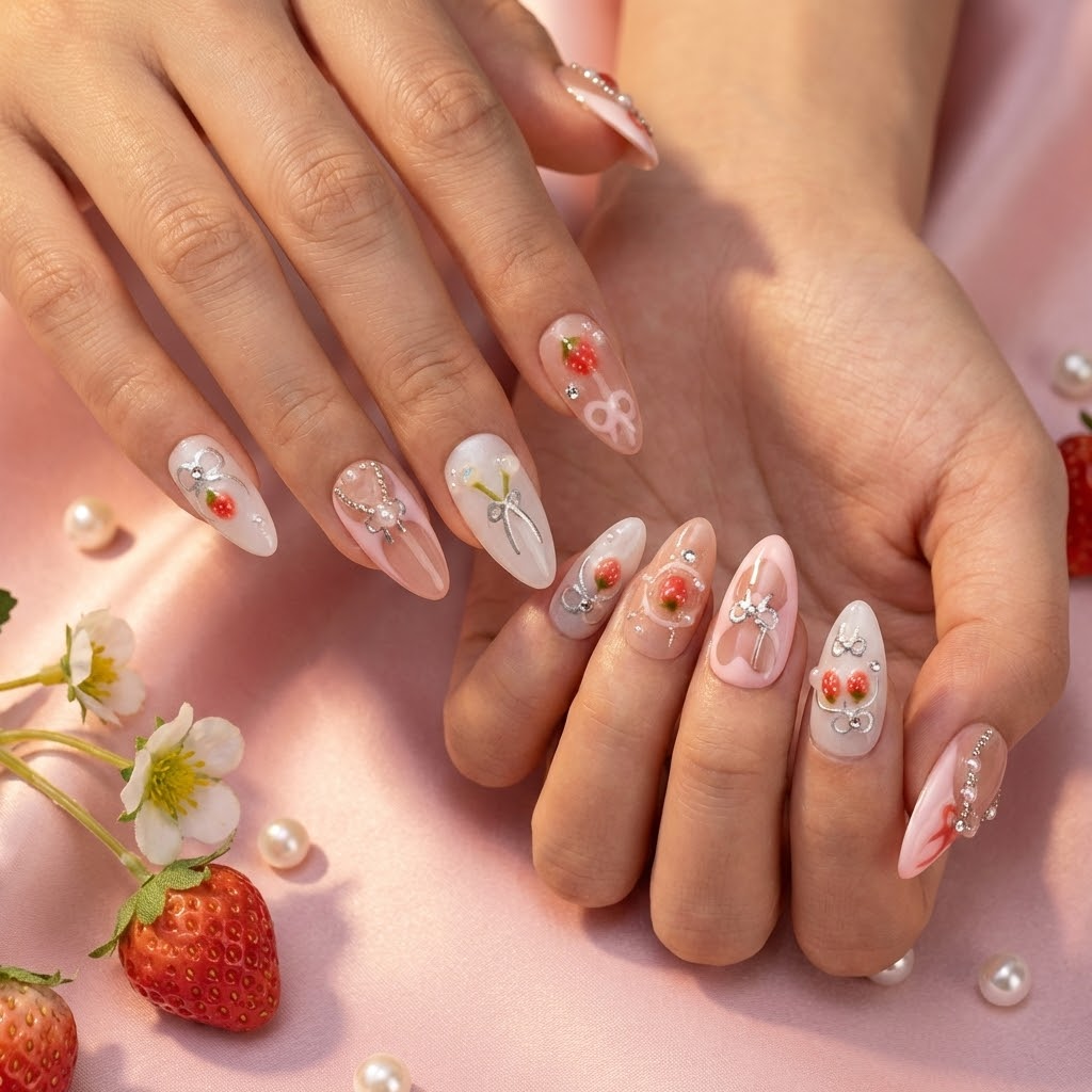 Coquette Strawberry - Liliana Nail's