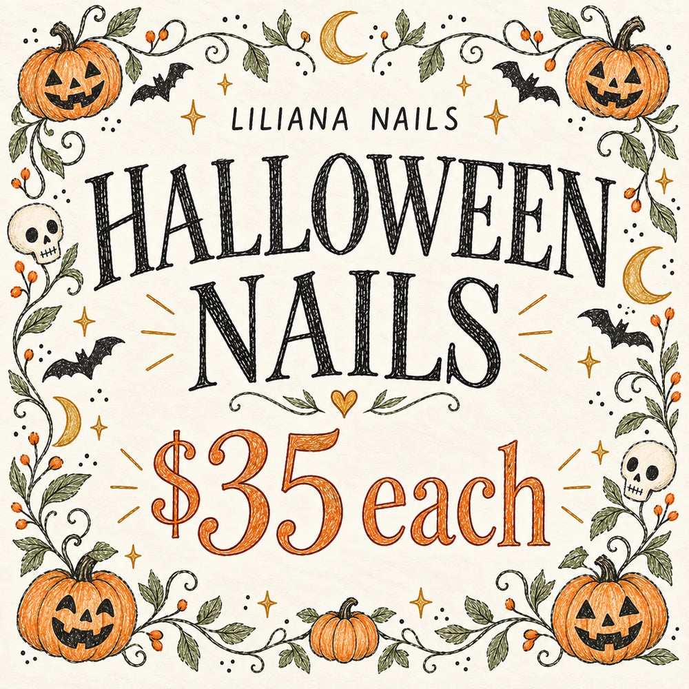 Liliana Nails Halloween Nails — Sizes S / M / L | $35 Each