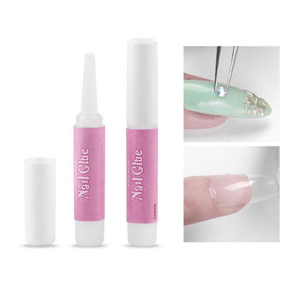 Strong Adhesion 2g Nail Glue 10 pc for Flawless Manicure and Nail Art, Nail Care Polish Smooth Waterproof - Liliana Nail's