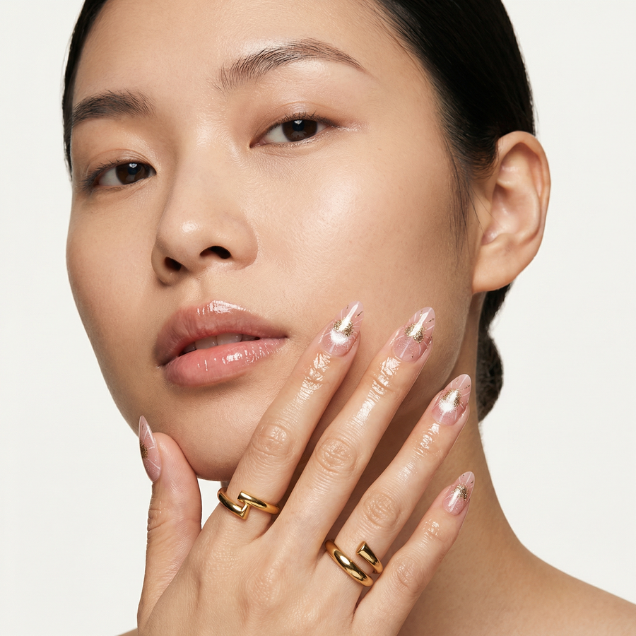 Gilded Bloom - Liliana Nail's