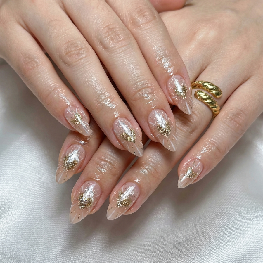 Gilded Bloom - Liliana Nail's